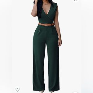 Dark Green Large Women’s Romper